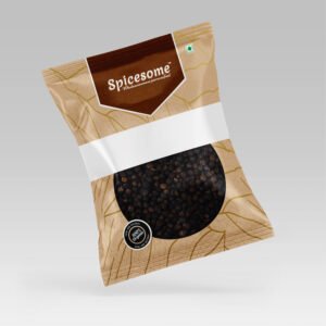 Premium bold black pepper showing rich dark texture and quality.